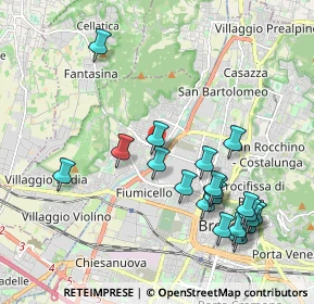 Mappa Via degli Incisori, 25127 Brescia BS, Italia (2.1585)