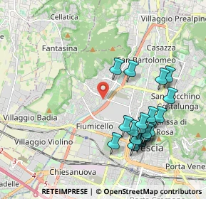 Mappa Via degli Incisori, 25127 Brescia BS, Italia (2.0465)
