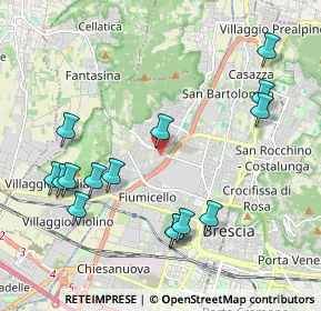 Mappa Via degli Incisori, 25127 Brescia BS, Italia (2.26667)