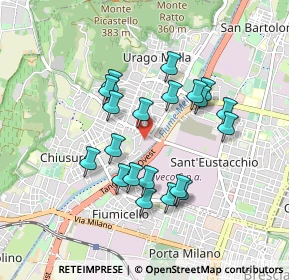 Mappa Via degli Incisori, 25127 Brescia BS, Italia (0.79)