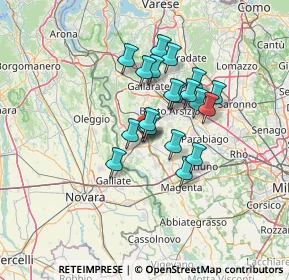 Mappa Via Gallarate, 20022 Castano Primo MI, Italia (9.871)