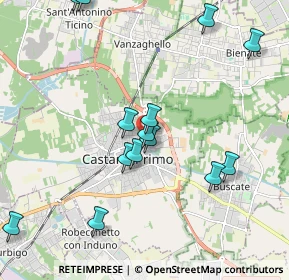 Mappa Via Gallarate, 20022 Castano Primo MI, Italia (2.14143)