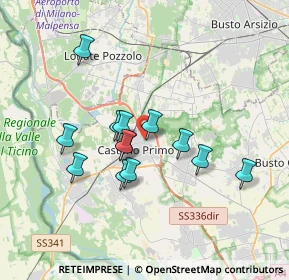 Mappa Via Gallarate, 20022 Castano Primo MI, Italia (2.94308)