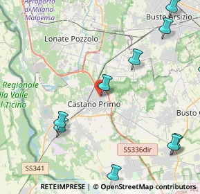 Mappa Via Gallarate, 20022 Castano Primo MI, Italia (5.94091)