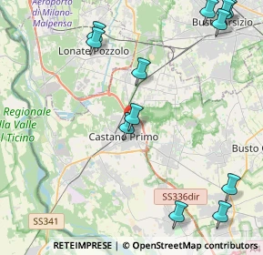 Mappa Via Gallarate, 20022 Castano Primo MI, Italia (5.46)