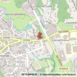 Mappa Piazza Luigi Calori, 24, 13897 Occhieppo Inferiore, Biella (Piemonte)