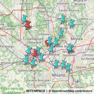 Mappa Via Privata Ticino, 20021 Bollate MI, Italia (7.8035)