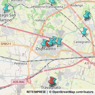 Mappa Via Brescia, 25035 Ospitaletto BS, Italia (2.745)