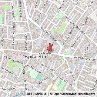 Mappa Via brescia 54, 25035 Ospitaletto, Brescia (Lombardia)
