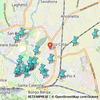Mappa Via Alessandro Massaria, 36100 Vicenza VI, Italia (1.35)