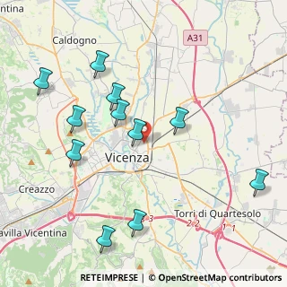 Mappa Via Alessandro Massaria, 36100 Vicenza VI, Italia (4.36182)