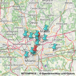 Mappa Via Voltaire, 20092 Cinisello Balsamo MI, Italia (5.66583)