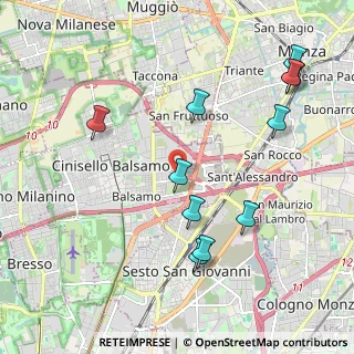 Mappa Via Voltaire, 20092 Cinisello Balsamo MI, Italia (2.25636)