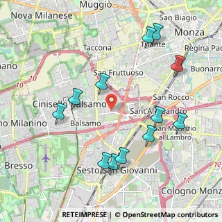 Mappa Via Voltaire, 20092 Cinisello Balsamo MI, Italia (2.22083)