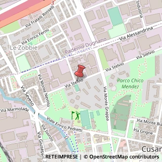 Mappa Via Stelvio,  51, 20095 Cusano Milanino, Milano (Lombardia)
