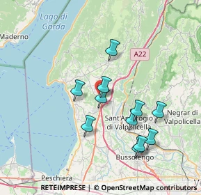 Mappa Via Pace, 37010 Affi VR, Italia (6.67)