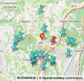 Mappa Via Pace, 37010 Affi VR, Italia (2.2135)