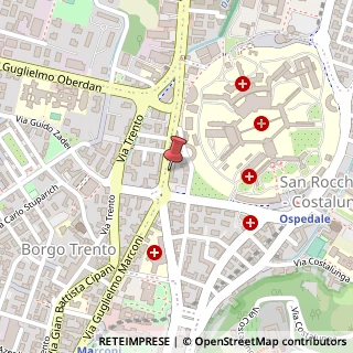 Mappa Via A. Tosoni, 18, 25123 Brescia, Brescia (Lombardia)
