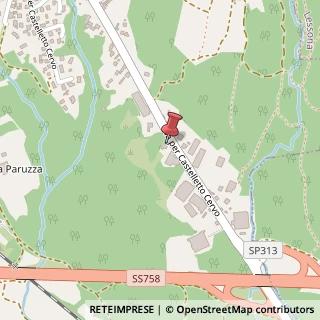 Mappa Via per Castelletto Cervo, 298, 13836 Cossato, Biella (Piemonte)