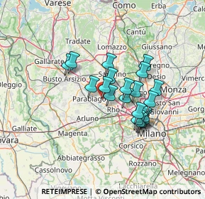Mappa Via Damiano Chiesa, 20014 Nerviano MI, Italia (10.2655)