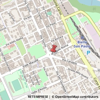 Mappa Piazza Adua, 2, 13900 Biella, Biella (Piemonte)