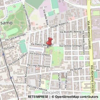 Mappa Via P. Meroni, 32, 20092 Cinisello Balsamo, Milano (Lombardia)