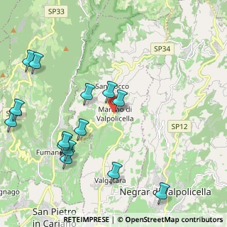 Mappa Via Valpolicella, 37020 Marano di Valpolicella VR, Italia (2.52071)