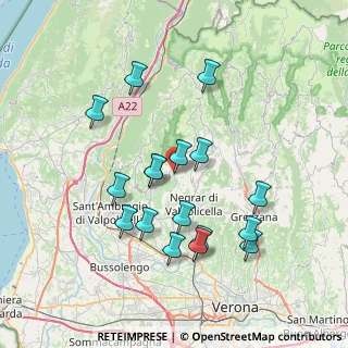 Mappa Via Valpolicella, 37020 Marano di Valpolicella VR, Italia (7.06412)