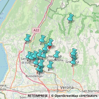 Mappa Via Valpolicella, 37020 Marano di Valpolicella VR, Italia (6.97842)