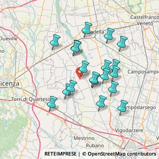 Mappa Via Borghetto II, 35016 Piazzola sul Brenta PD, Italia (6.65263)