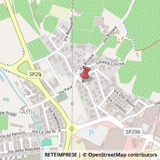 Mappa Via Don Carlo Gnocchi,  14, 37010 Affi, Verona (Veneto)