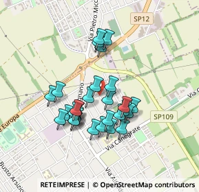 Mappa Via Fratelli Bandiera, 20034 San Giorgio Su Legnano MI, Italia (0.36897)