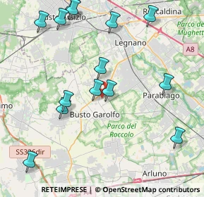 Mappa Via Fratelli Bandiera, 20034 San Giorgio Su Legnano MI, Italia (4.715)