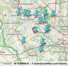 Mappa Via Fratelli Bandiera, 20034 San Giorgio Su Legnano MI, Italia (7.00933)