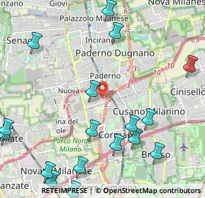 Mappa Via Brasile, 20037 Paderno Dugnano MI, Italia (2.86)