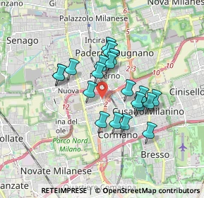 Mappa Via Brasile, 20037 Paderno Dugnano MI, Italia (1.372)