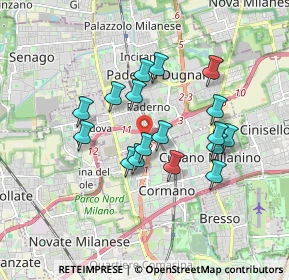 Mappa Via Brasile, 20037 Paderno Dugnano MI, Italia (1.48294)