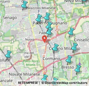Mappa Via Brasile, 20037 Paderno Dugnano MI, Italia (2.64857)