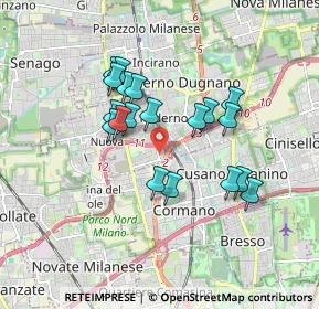 Mappa Via Brasile, 20037 Paderno Dugnano MI, Italia (1.49105)