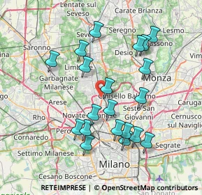Mappa Via Brasile, 20037 Paderno Dugnano MI, Italia (7.274)