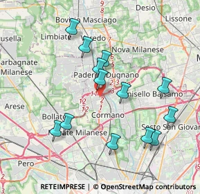 Mappa Via Brasile, 20037 Paderno Dugnano MI, Italia (3.76231)