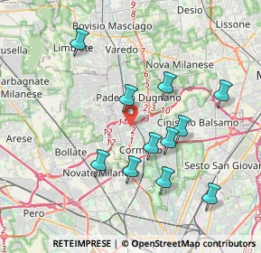 Mappa Via Brasile, 20037 Paderno Dugnano MI, Italia (3.65)