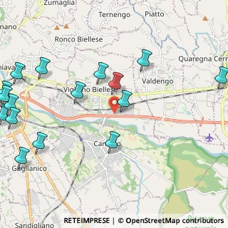 Mappa Via delle Fabbriche Nuove, 13856 Vigliano Biellese BI, Italia (2.90063)