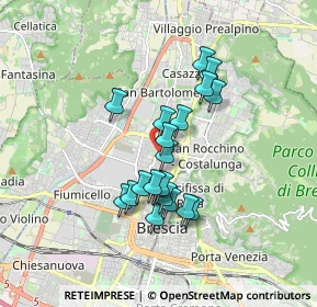 Mappa Via Montebaldo n, 25128 Brescia BS, Italia (1.384)