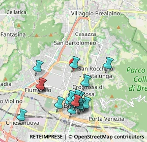 Mappa Via Montebaldo n, 25128 Brescia BS, Italia (2.074)