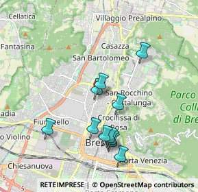 Mappa Via Montebaldo n, 25128 Brescia BS, Italia (1.73909)