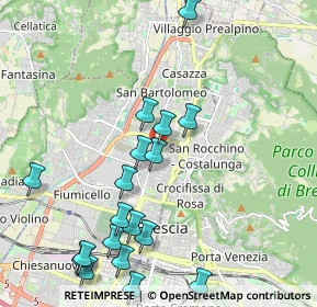 Mappa Via Montebaldo n, 25128 Brescia BS, Italia (2.43105)