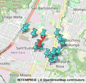 Mappa Via Montebaldo n, 25128 Brescia BS, Italia (0.7245)