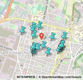 Mappa Via Montebaldo n, 25128 Brescia BS, Italia (0.3875)