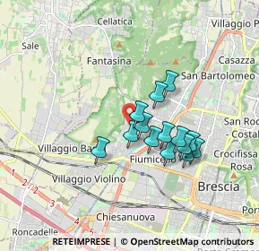 Mappa Via dei Pialorsi, 25127 Brescia BS, Italia (1.33643)